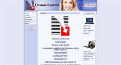 Desktop Screenshot of customcontrol.fi
